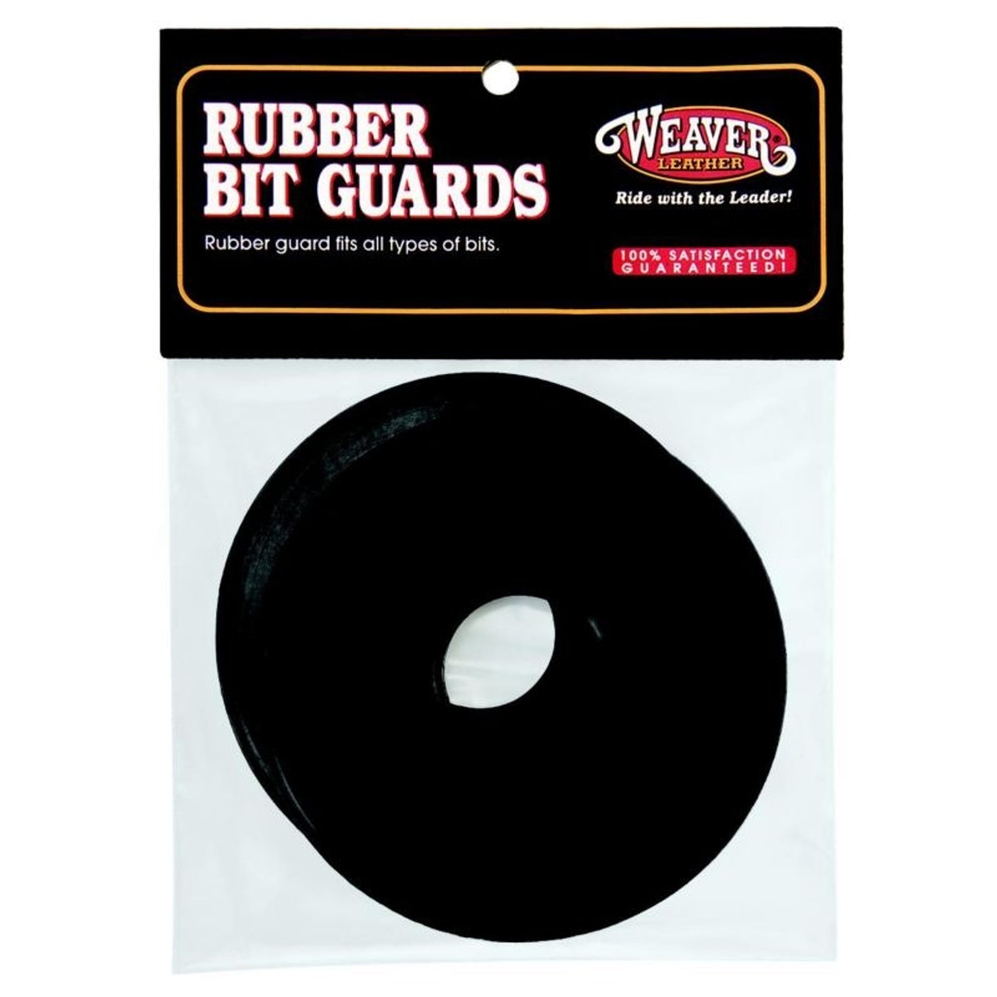 Weaver Leather Rubber Bit Guard Black