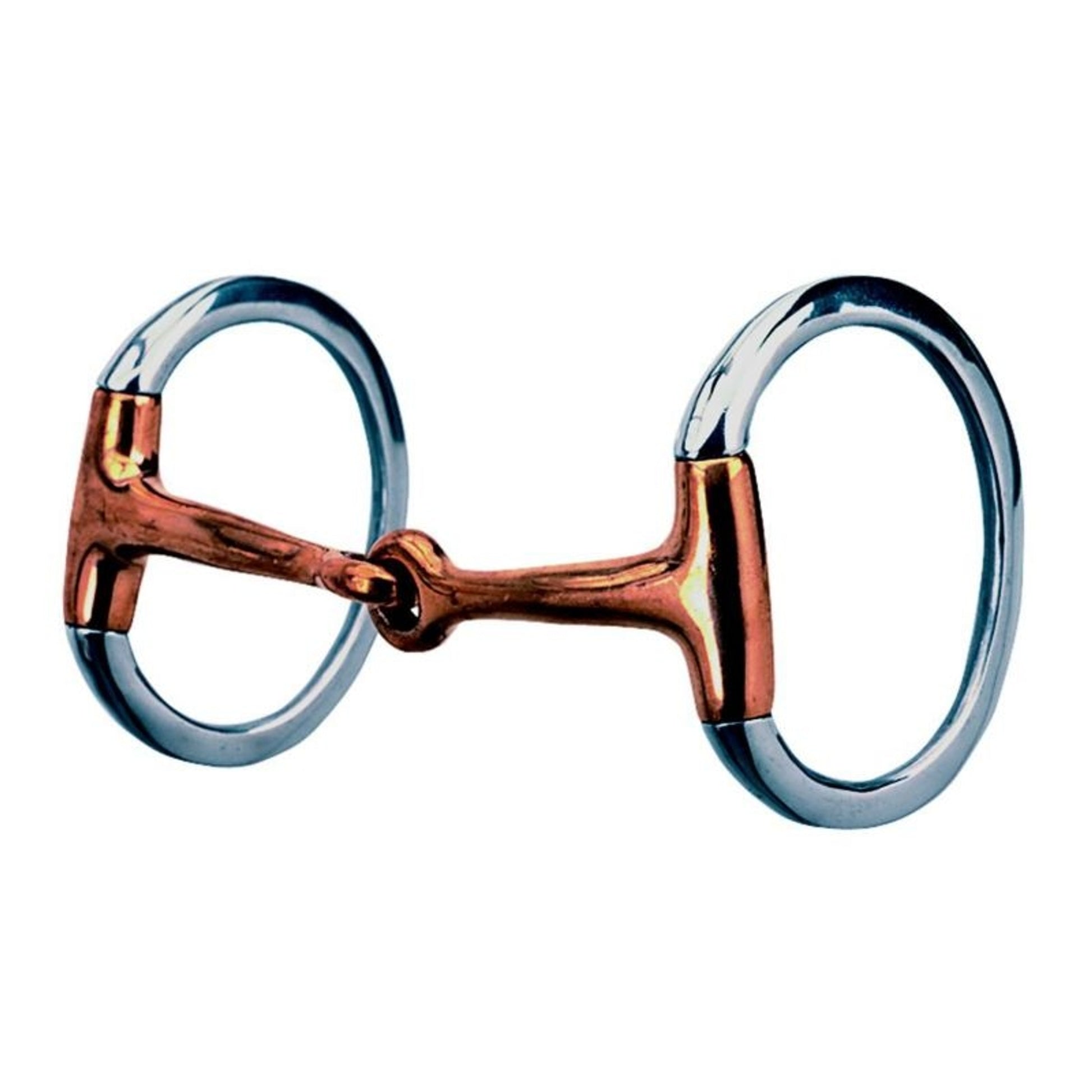 Weaver Eggbutt Snaffle Bit with Copper Mouth 5 1/2
