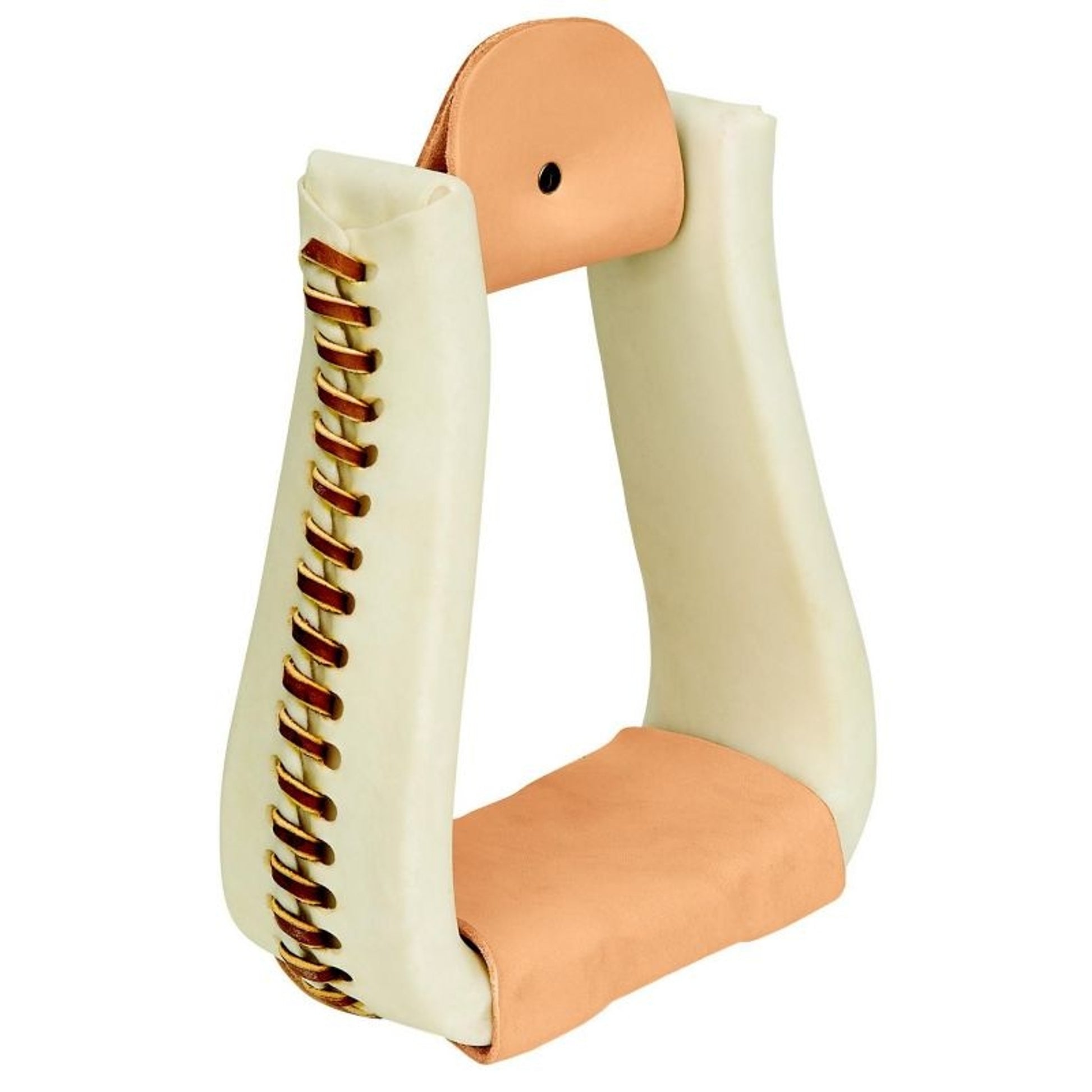 Weaver Rawhide Covered Roper Stirrups 5 W 3 Neck