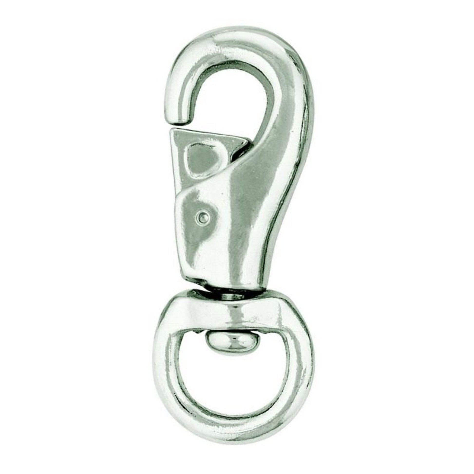Weaver Leather Bull Snap Nickel Plated