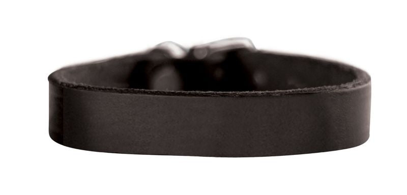Perris Leather BraceletBk/Wh
