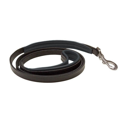 Perri's Slim Padded Leather Dog Leash 5' x 1/2 Hav