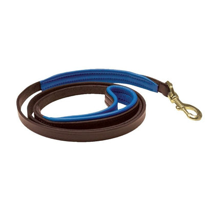 Perri's Slim Padded Leather Dog Leash 5' x 1/2 Hav