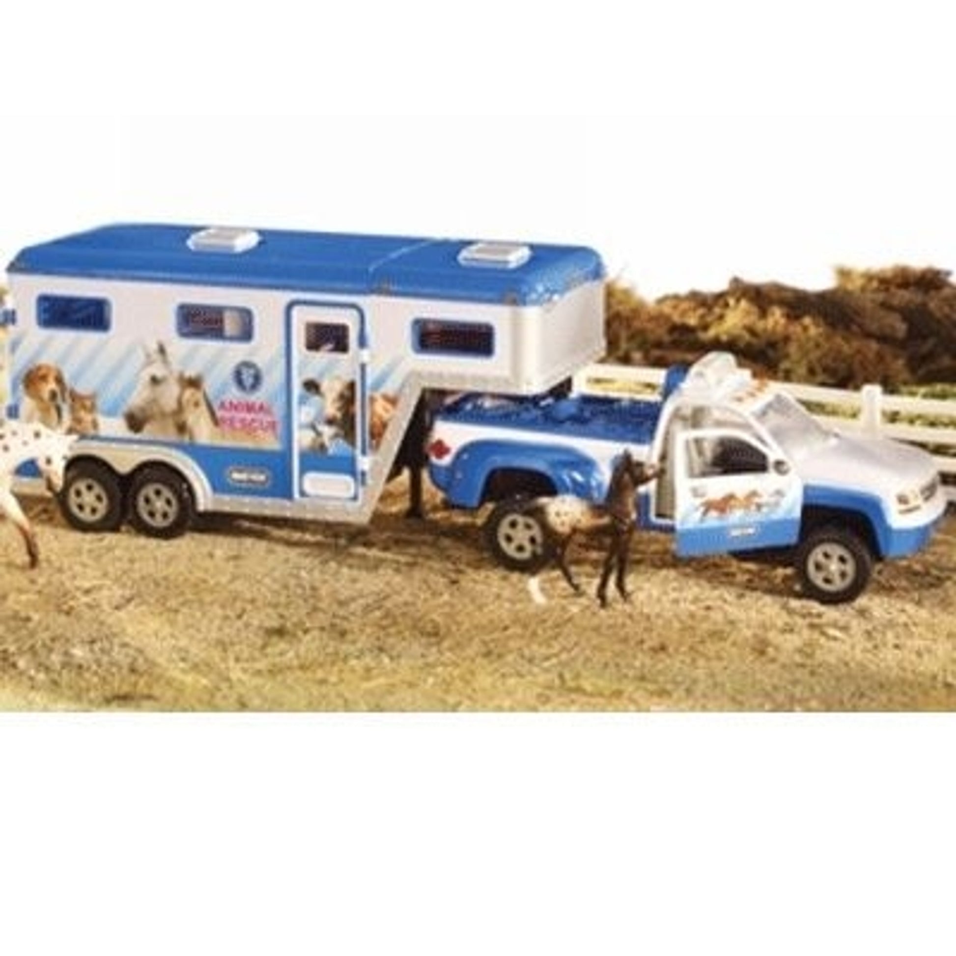 Breyer Stablemates Animal Rescue Truck/Trailer