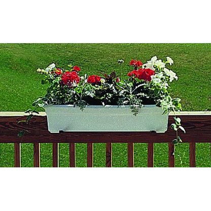 Countryside Flowerbox 18 Inch White