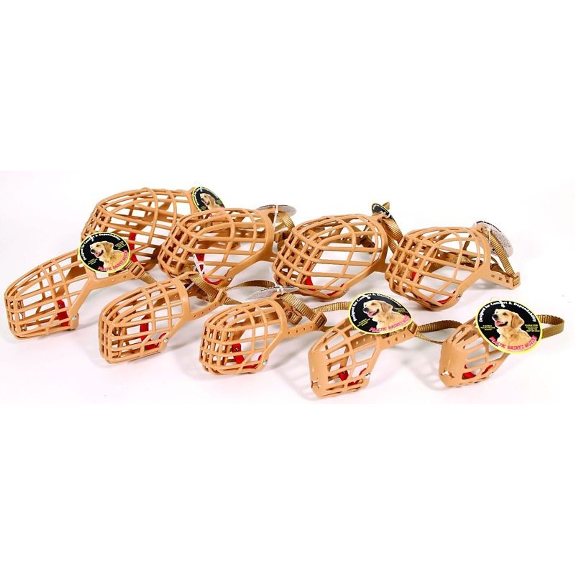 Plastic Basket Muzzle 2 Tan
