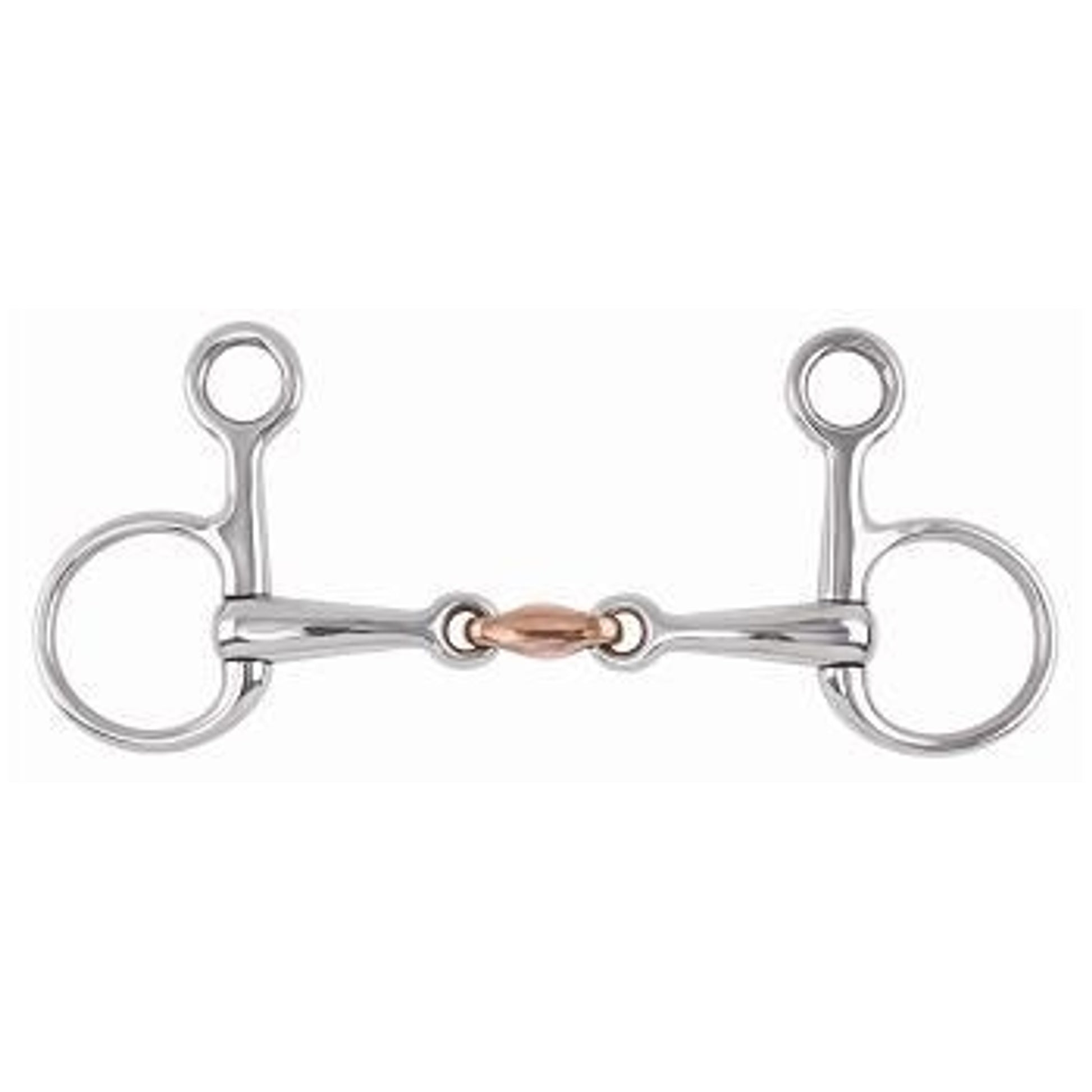 Shires Hanging Cheek Copper Lozenge Snaffle