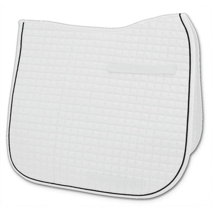 Passport Square-Quilted Dressage Pad 23X43 Bk/Wh