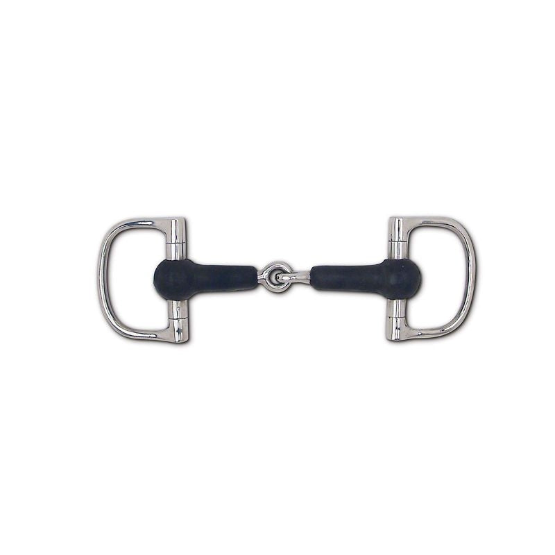 Toklat Soft Rubber Mouth Dee Snaffle 4.75