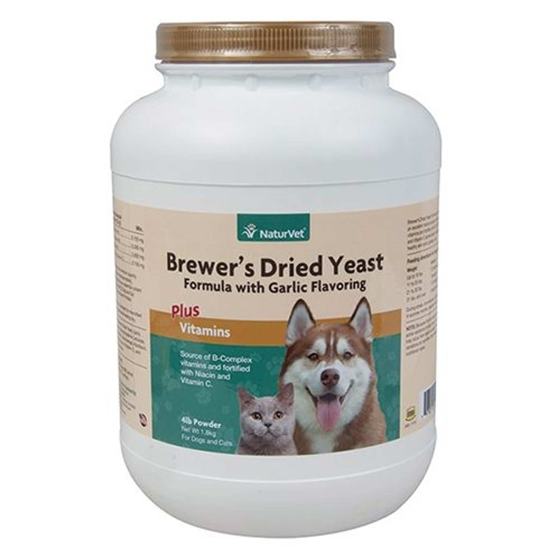 Naturvet Brewers Yeast & Garlic Powder - 4lbs