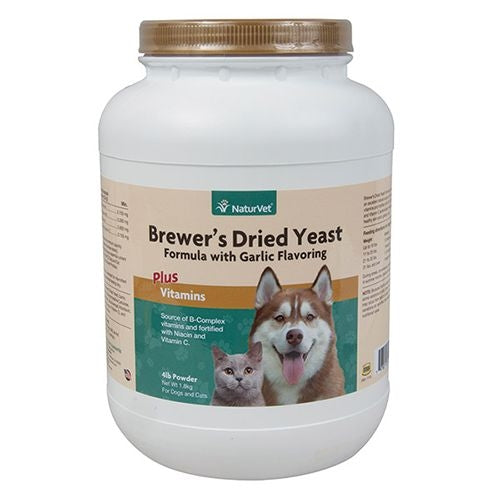 Naturvet Brewers Yeast & Garlic Powder - 4lbs