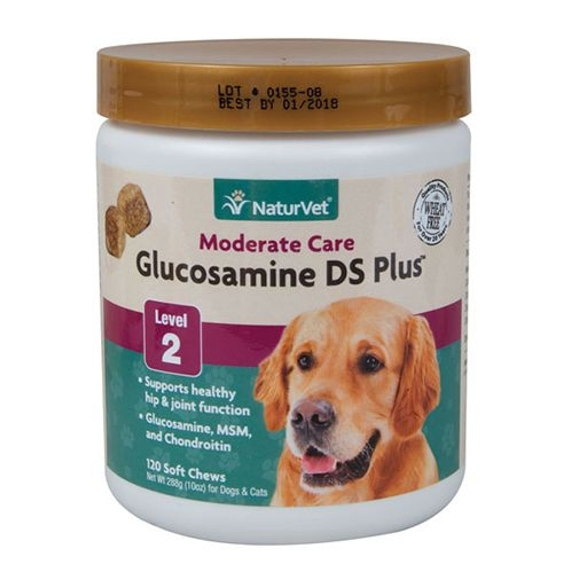 Naturvet Glucosamine DS Plus MSM Soft Chews 120 ct