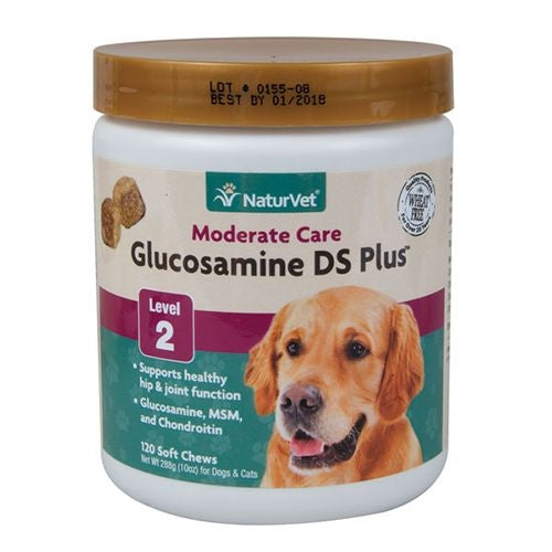 Naturvet Glucosamine DS Plus MSM Soft Chews 120 ct