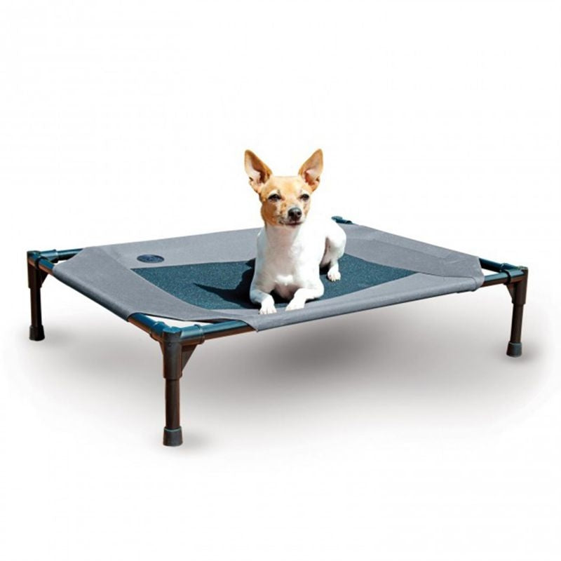 KH Mfg Gray/Blue Coolin Pet Cot