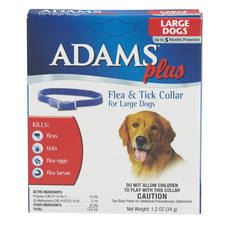 Adams Plus Flea and Tick Dog Collar