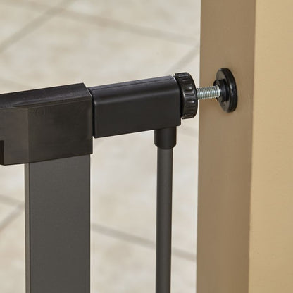 Midwest Steel Pet Gate with Wood Door