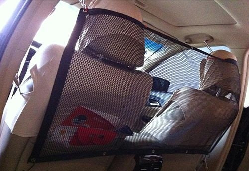 Pet Life Squared Easy-Hook Backseat Barrier