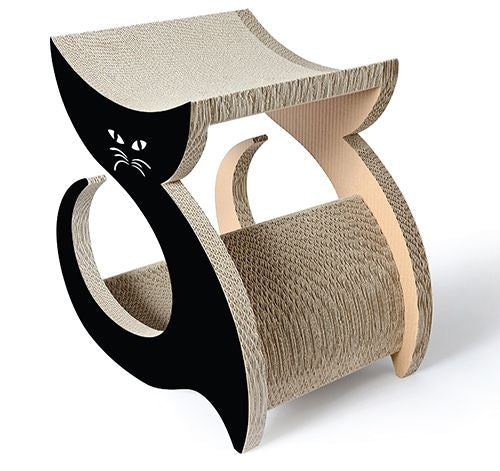 Pet Life Purresque Designer Lounger Cat Scratcher