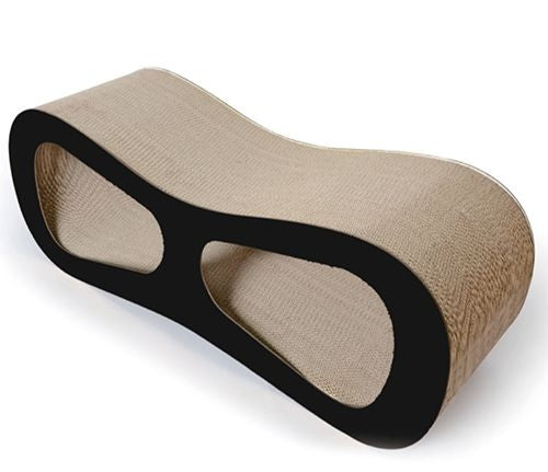 Pet Life Modiche Lounger Cat Scratcher Black