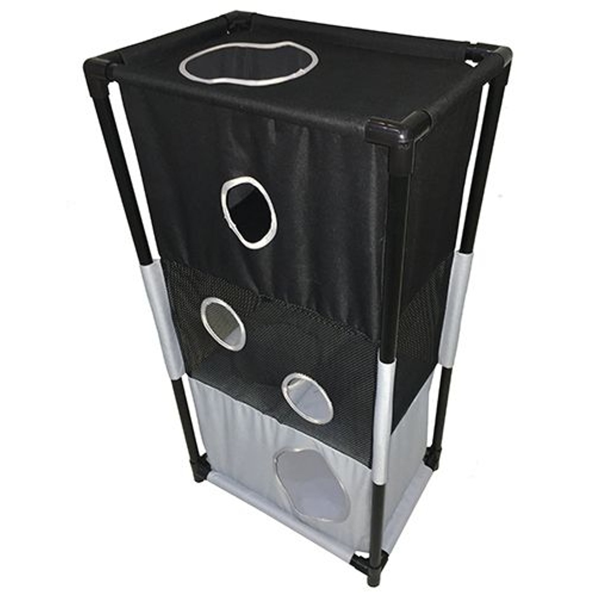 Pet Life Kitty-Square Play-Active Cat House