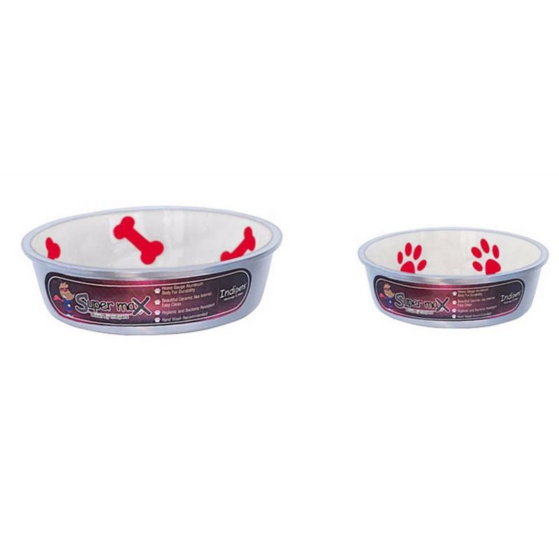 Indipets Super-Max Aluminum Pet Bowl