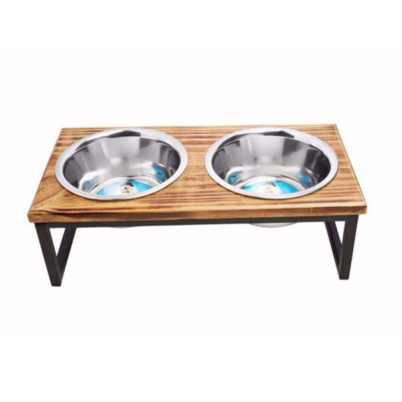 Luxe Craft Contemporary Wooden Dog Diner
