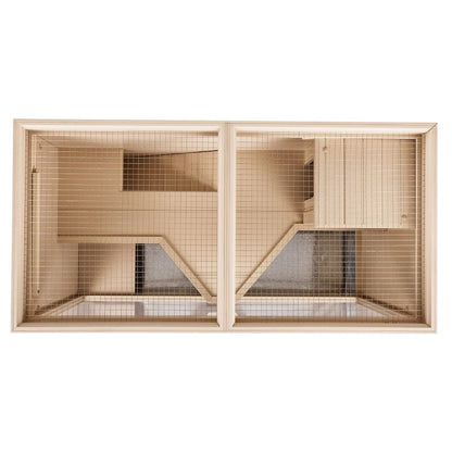New Age Pet ecoFLEX Maple Park Avenue Rabbit Hutch