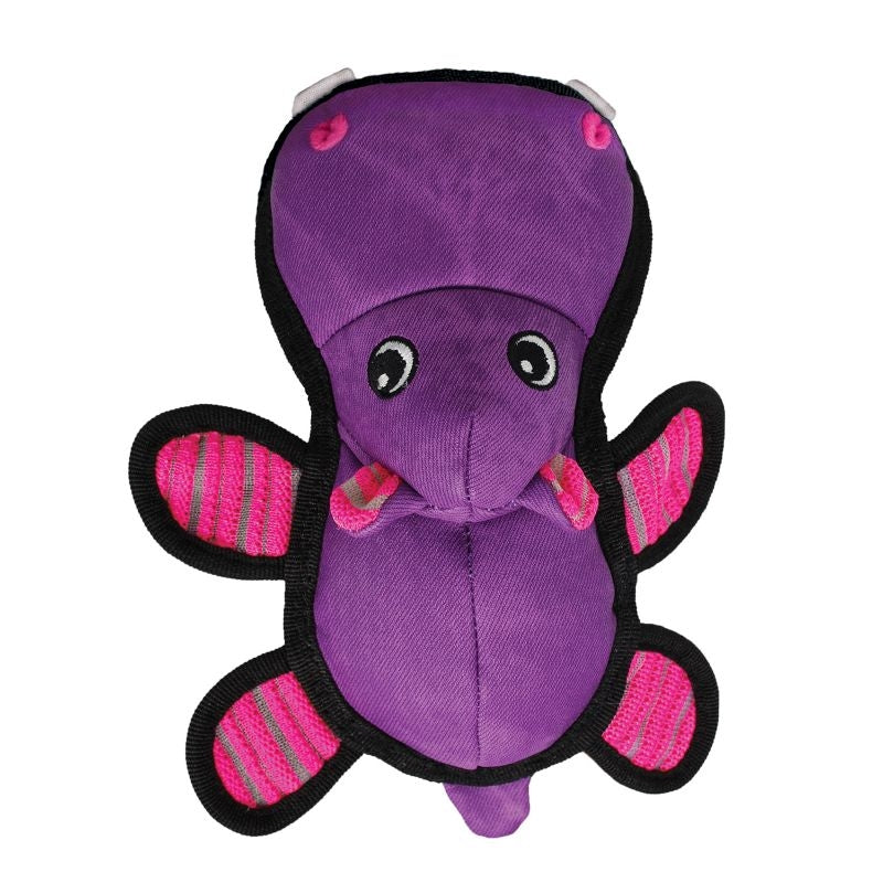 KONG Roughskinz Hippo Dog Toy