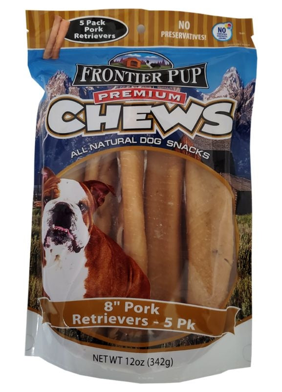 Frontier Pup Pork Retriever Dog Treat 5 Pack