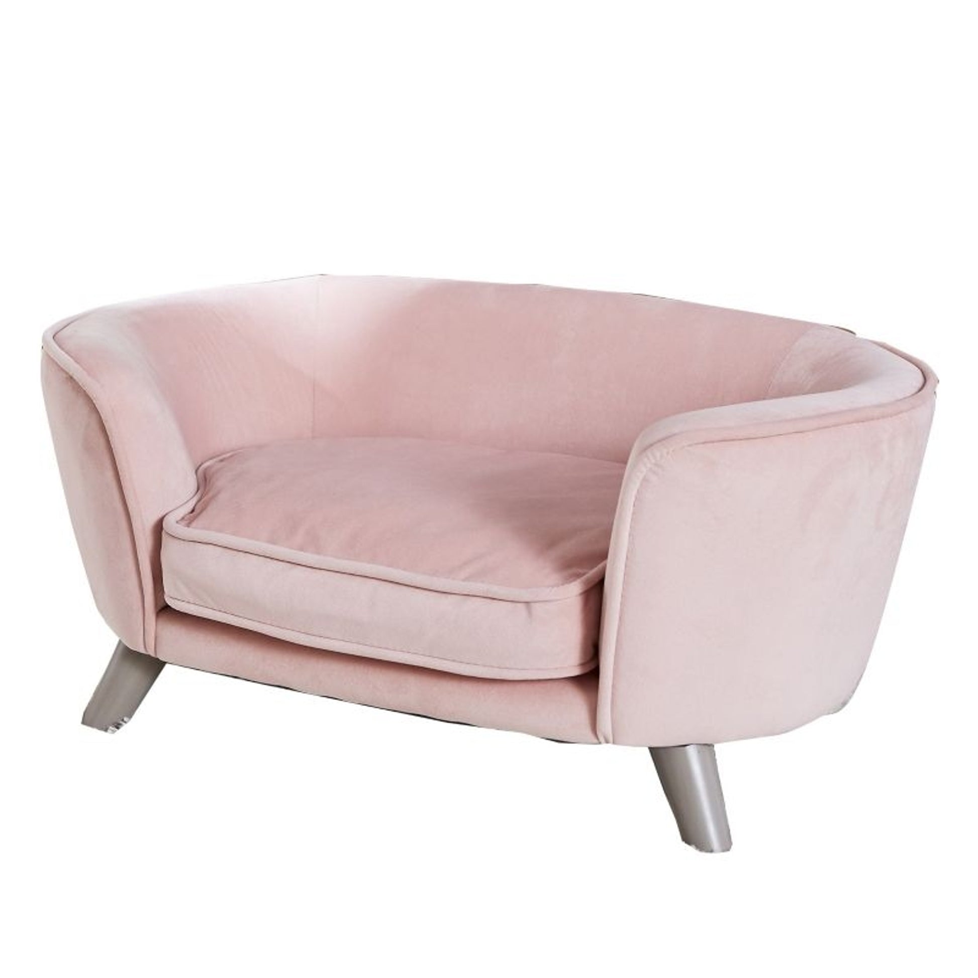 Enchanted Home Pet Romy Blush Pet Sofa