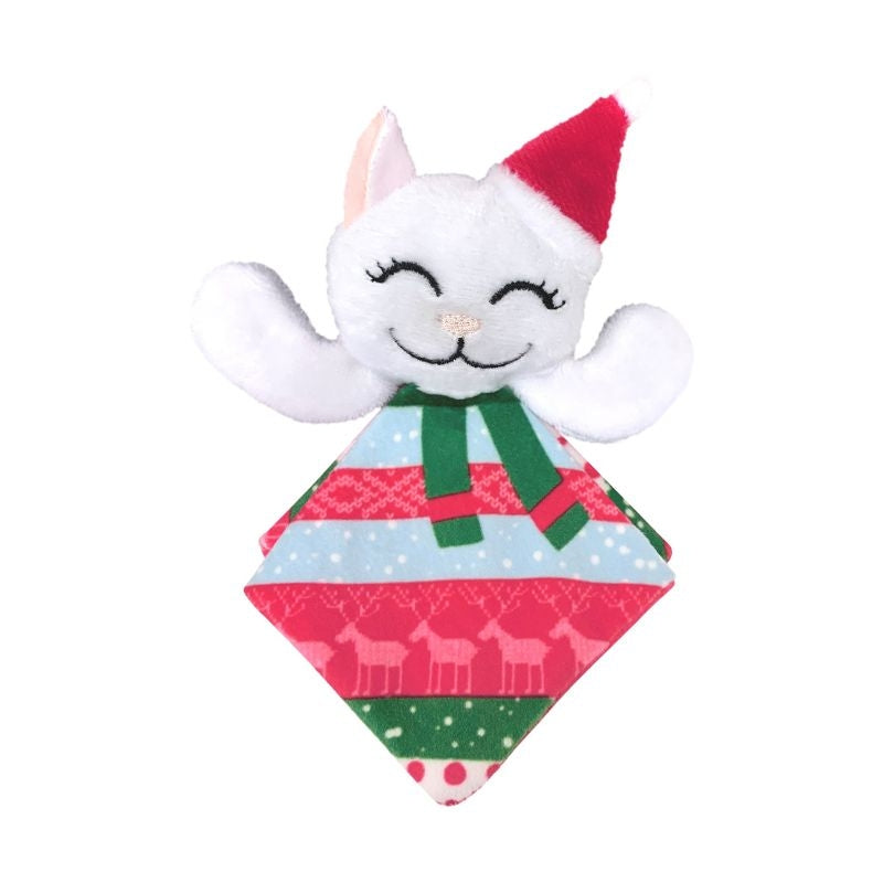 KONG Holiday Crackles Santa Kitty Cat Toy