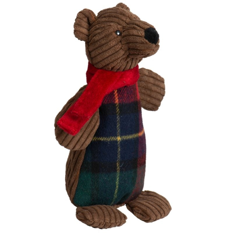 Hugglehounds Corduroy Chubbie Brown Bear Toy