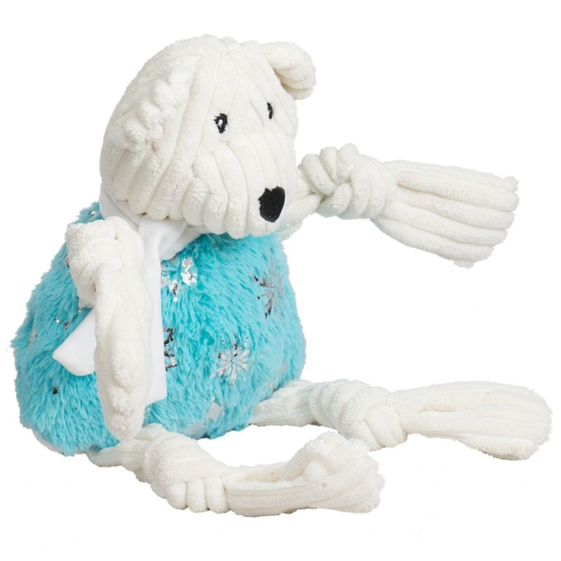 Hugglehounds Glitz Bear Knottie Dog Toy