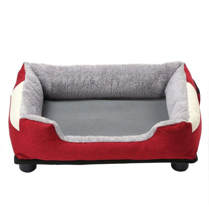 Pet Life Dream Smart Burgundy Red Pet Bed