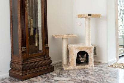 Armarkat A3207 Real Wood Cat Tree A3207 32in Beige