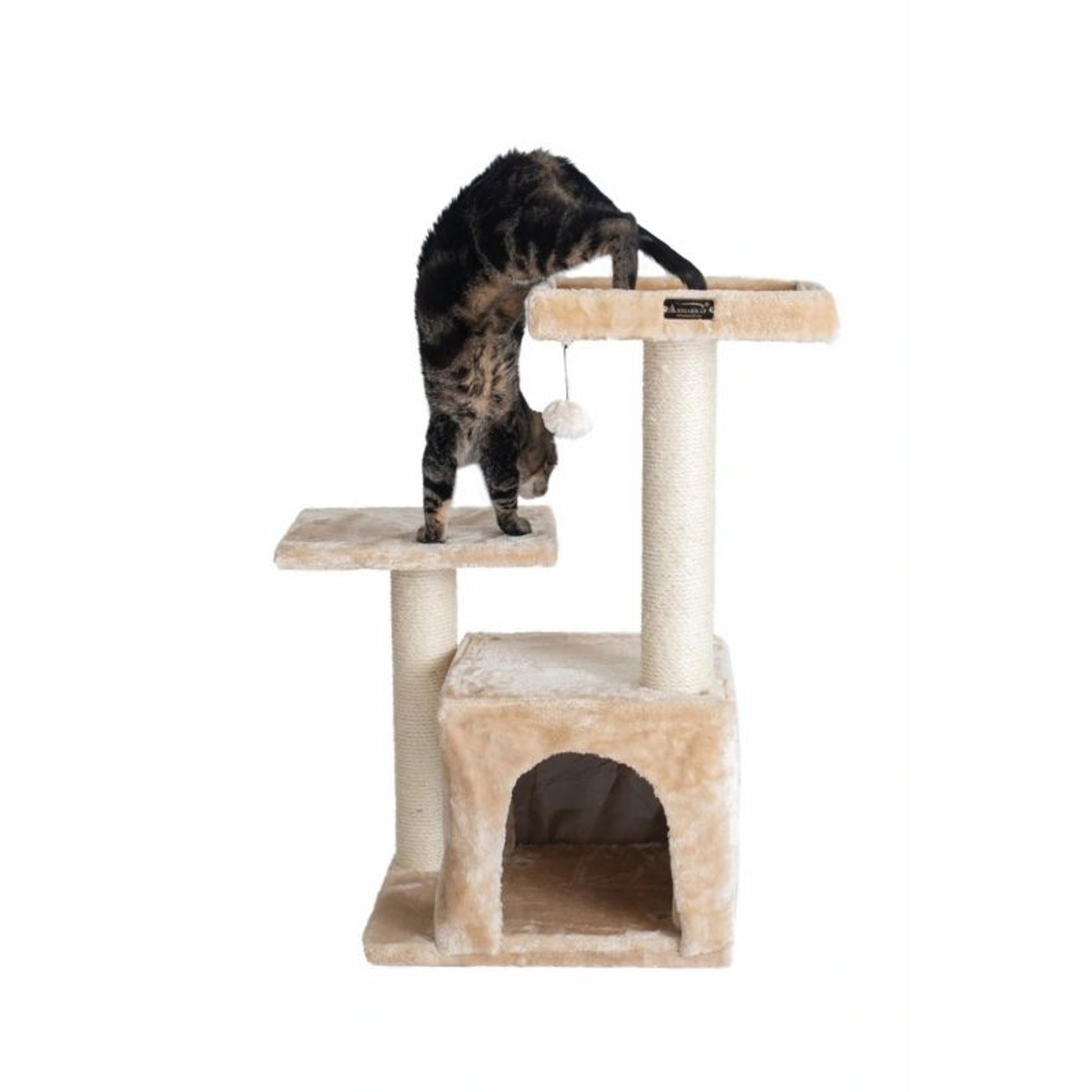 Armarkat A3207 Real Wood Cat Tree A3207 32in Beige