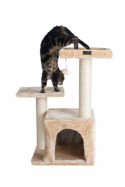 Armarkat A3207 Real Wood Cat Tree A3207 32in Beige