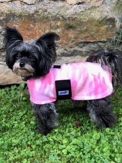 Snugpups Pink Camo Fleece Dog Coat