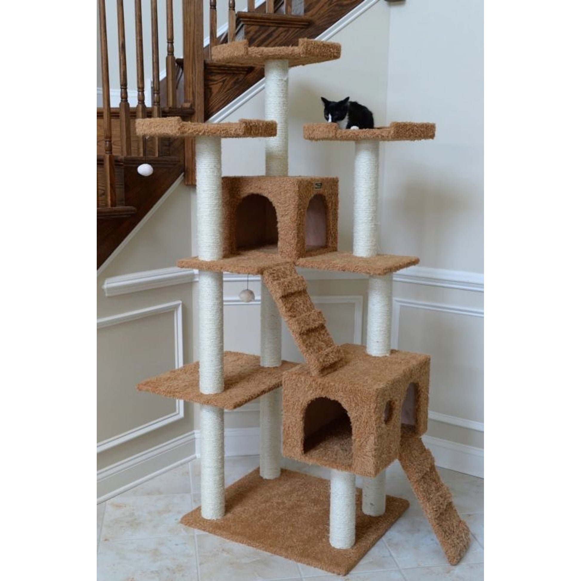 Armarkat Real Wood A7407 Multi Level Big Cat Tree