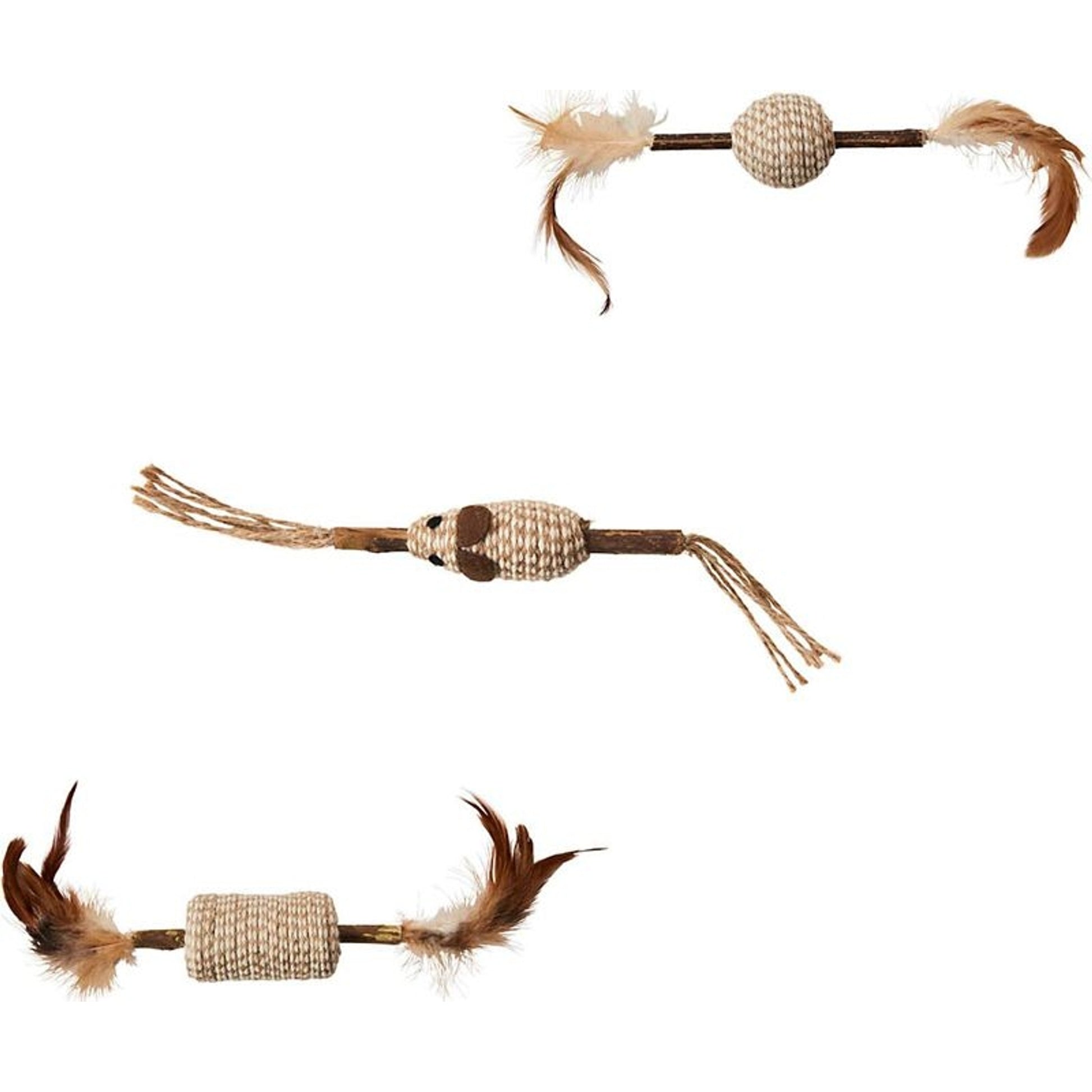 Spot Naturals Silver Vine Cord/Stick Cat Toy