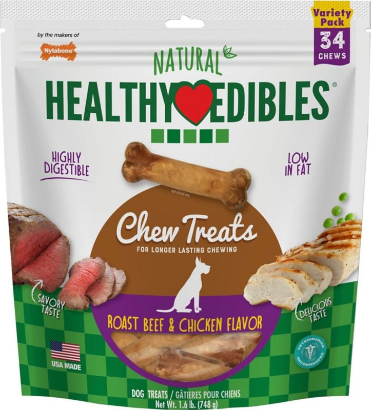 Healthy Edibles Natural Chew Variety Pack