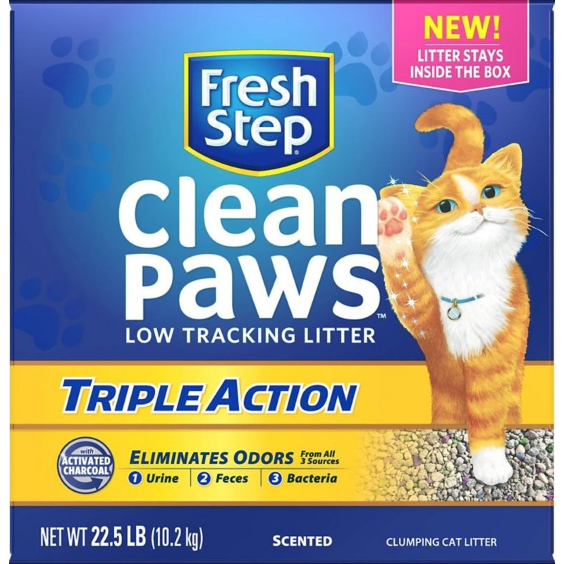 Fresh Step Clean Paws Triple Action Litter