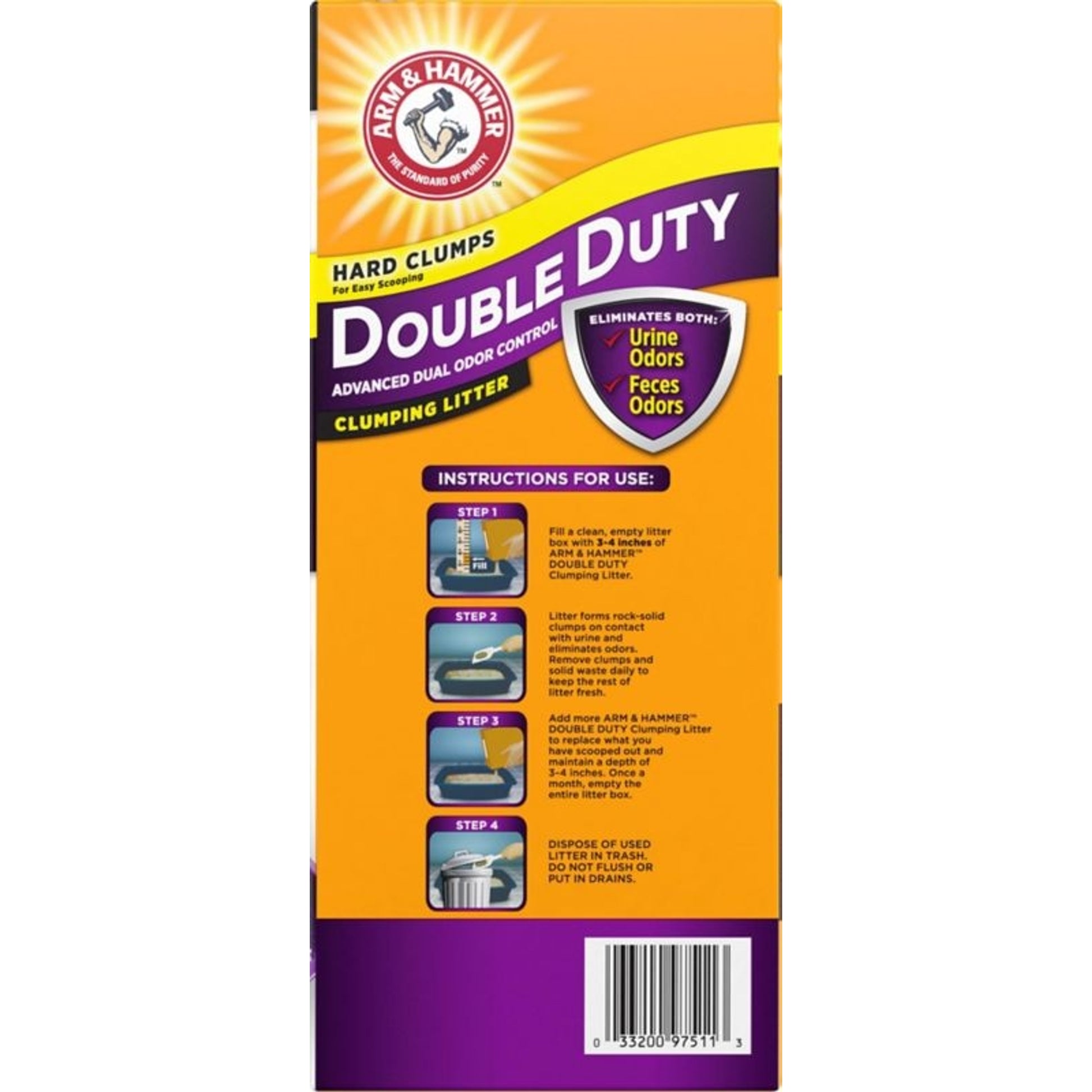Arm And Hammer Double Duty Clumping Litter