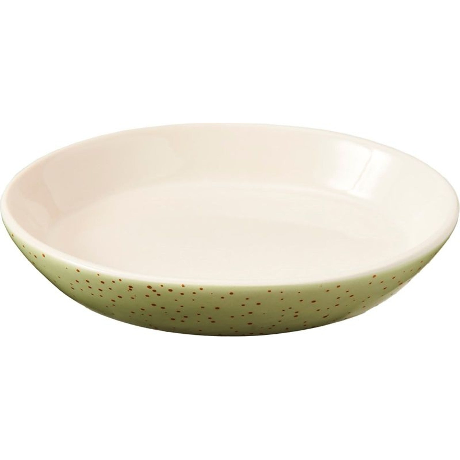 Spot Oval Stoneware Cat Dish