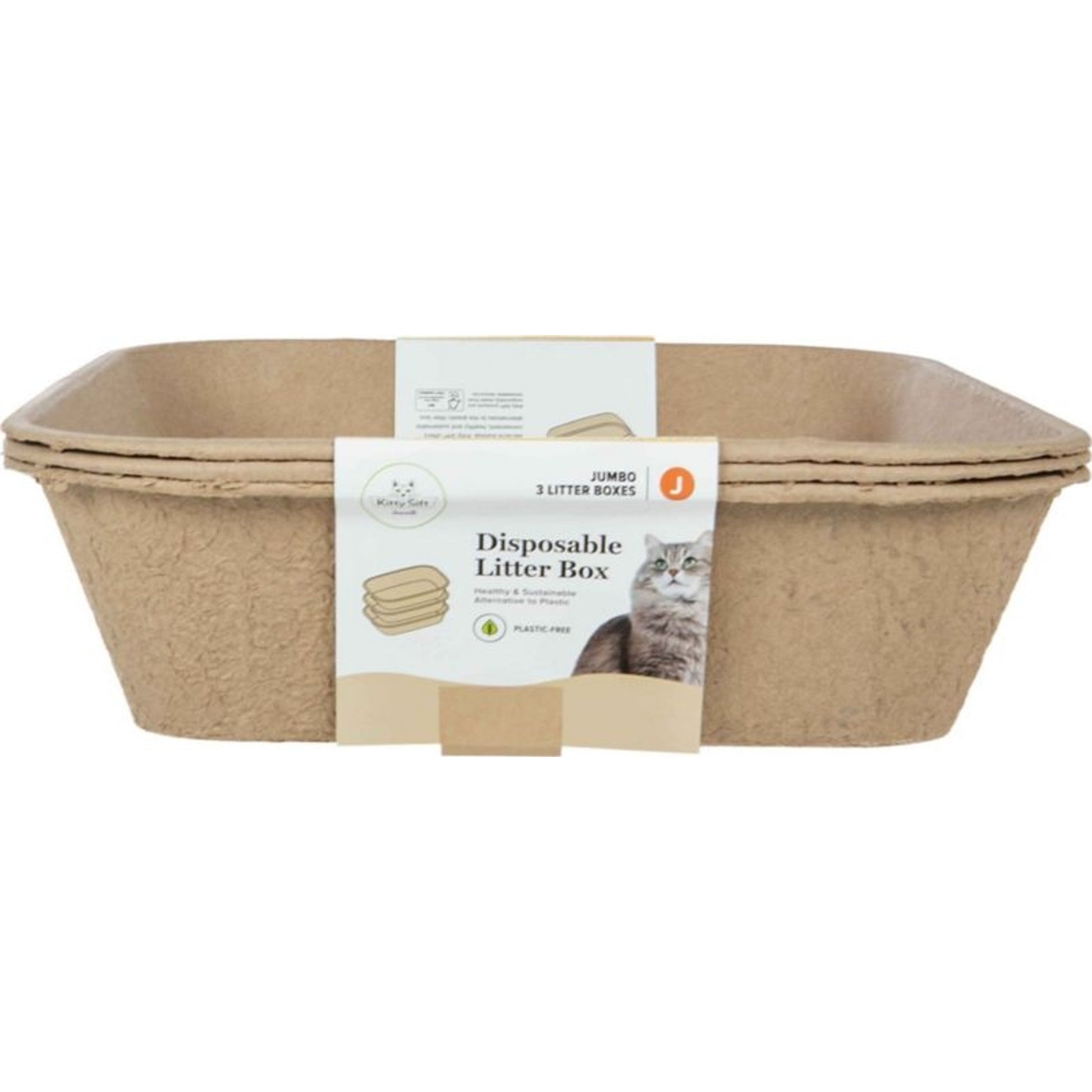 Kitty Sift Disposable Cat Litter Box 3Pk
