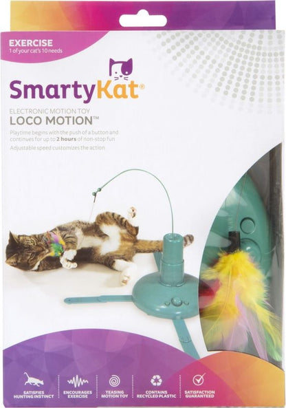 Smartykat Loco Motion Motion Teaser Wand Cat Toy