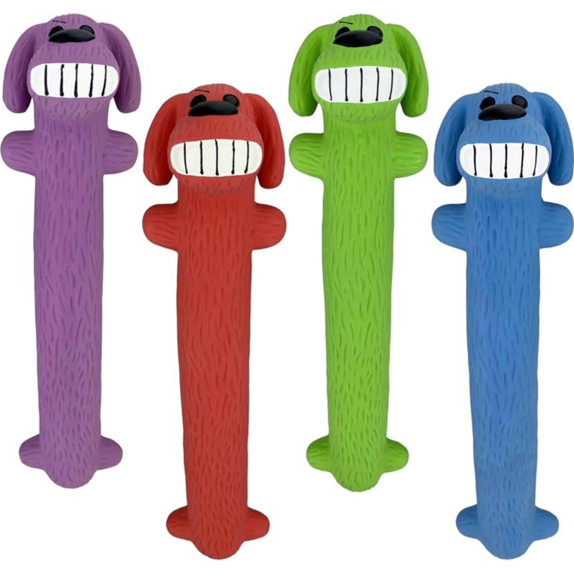 Multipet Loofa Latex Dog Toy 12 In