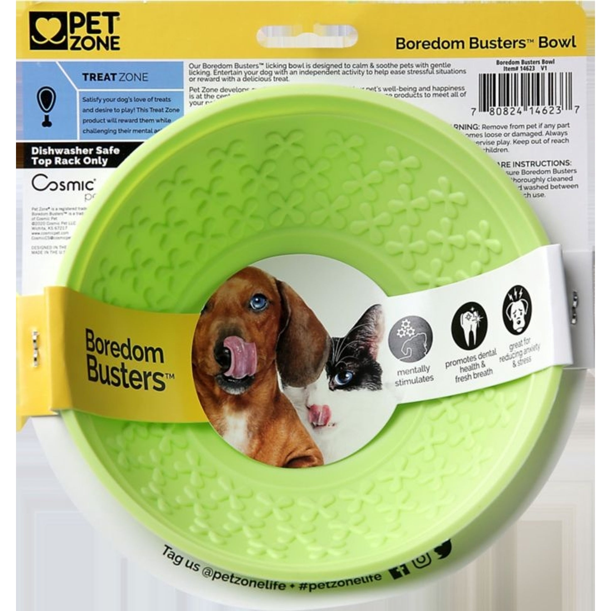 Pet Zone Boredom Busters Dog/Cat Bowl