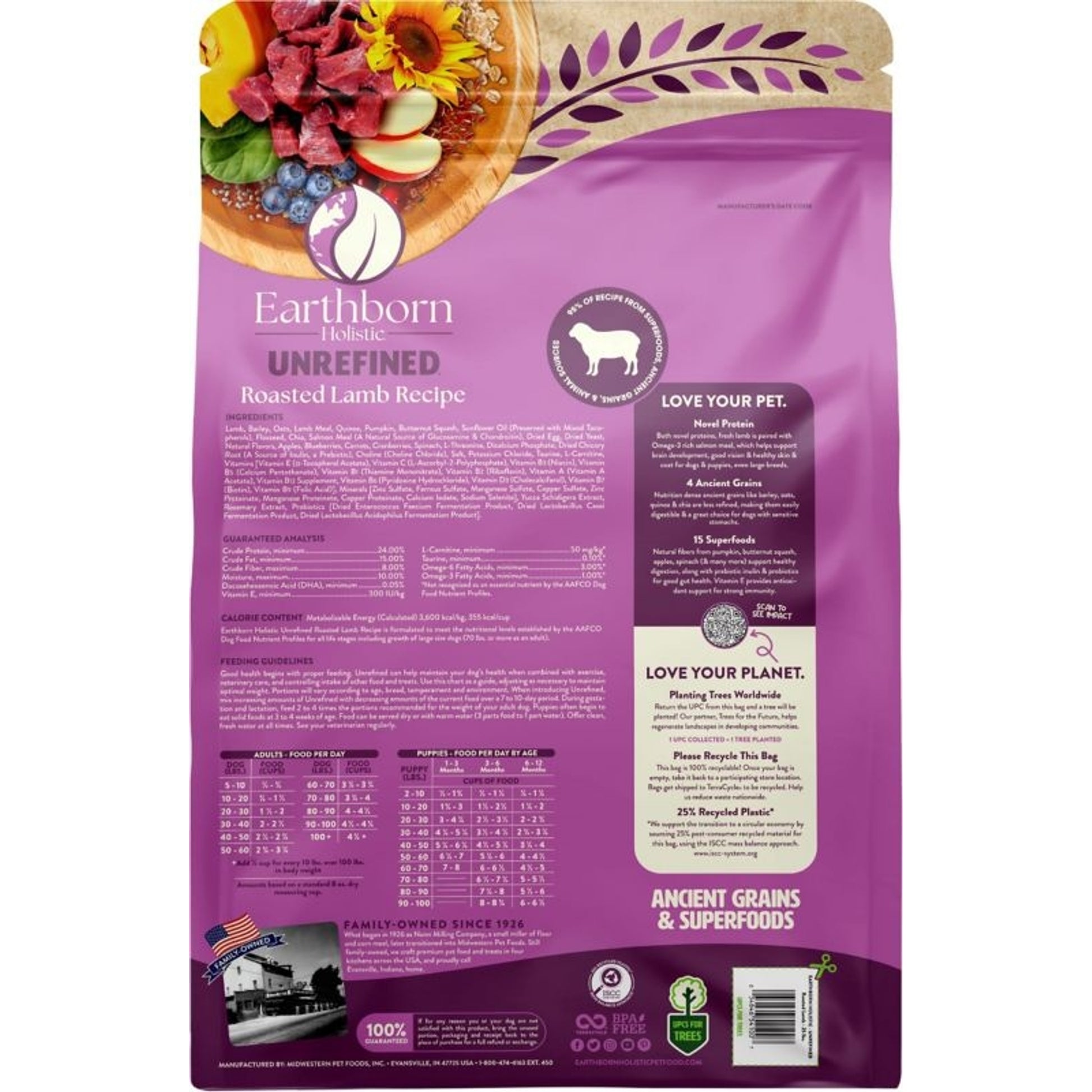 Earthborn Holistic Unrefined Dog Food