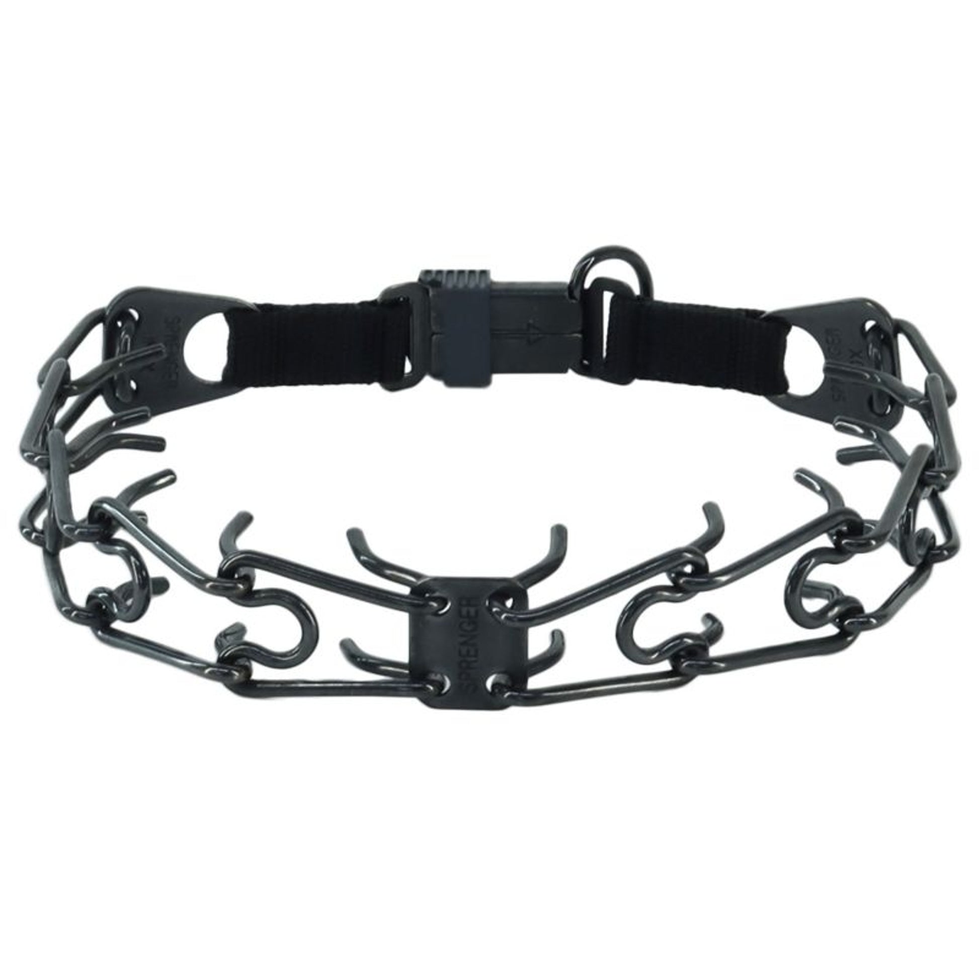Herm Sprenger Blk U-PLUS Prong ClicLock Collar